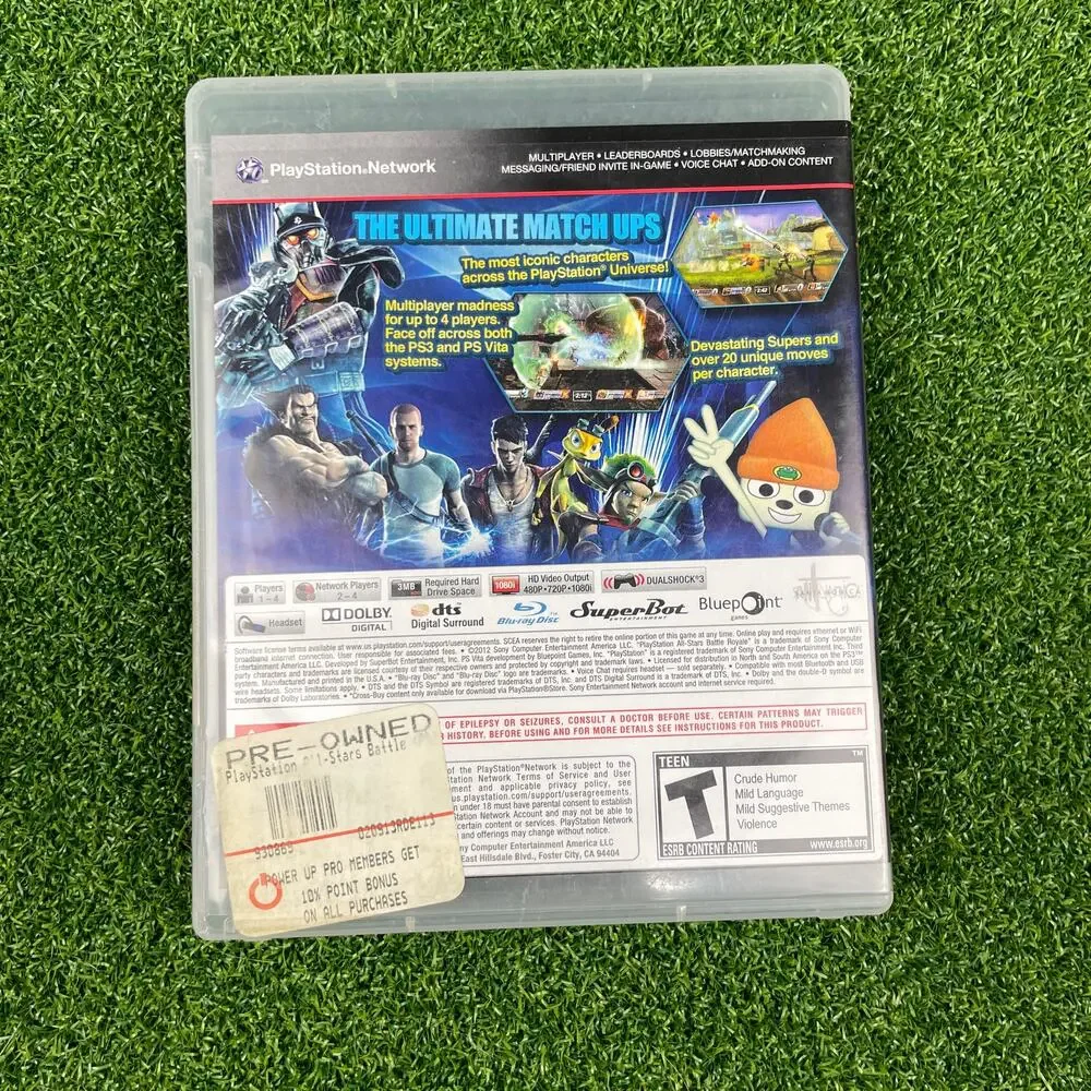 PlayStation All-Stars Battle Royale (Playstation3, 2012) Tested
